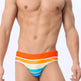 Multi-color Stripe Fashion Trendy Print Holiday Briefs men underwear - EX-STOCK Canada