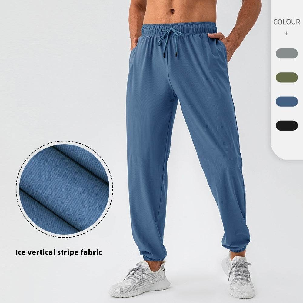 Men's Nylon Cool Feeling Loose Fitness Track Pants Quick-drying - EX-STOCK Canada