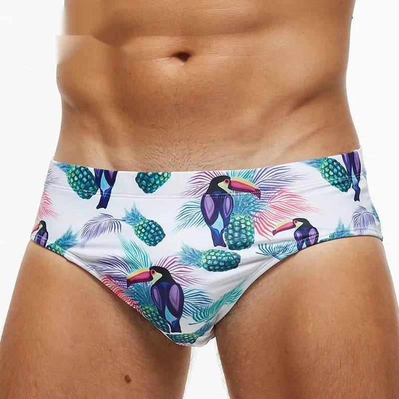 Solid Color Plus Size Swimming Trunks Briefs Shorts underwear - EX-STOCK Canada