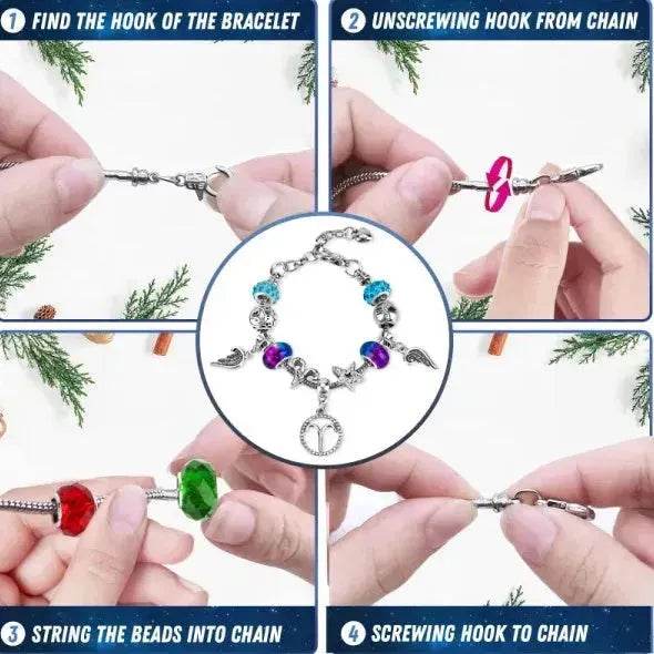 Advent Calendar 2024 Girls Zodiac Constellation Bracelet Making Kit, 24 Days Countdown Christmas Advent Calendar With 2 Sets DIY Bracelets, Horoscope Gifts For Girls TeensAge 5-18 - EX-STOCK Canada