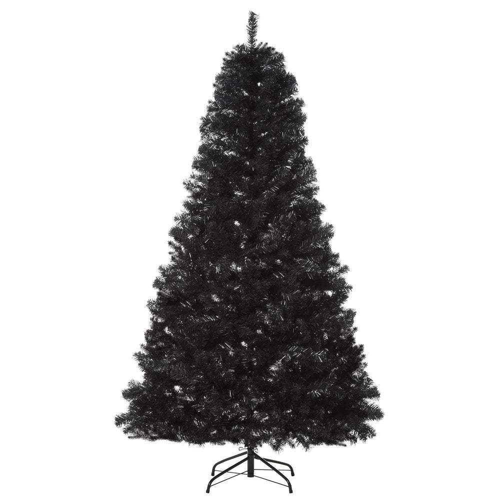 7ft Artificial Christmas Tree Holiday Home Indoor Decoration With Automatic Open, Black EX-STOCK Canada