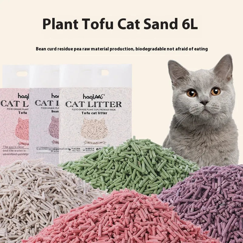Original Soyabean Tofu Cat Litter Green Tea Mixed Plant - EX-STOCK CANADA