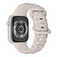 Embossed Rose Silicone Watch Strap - EX-STOCK Canada