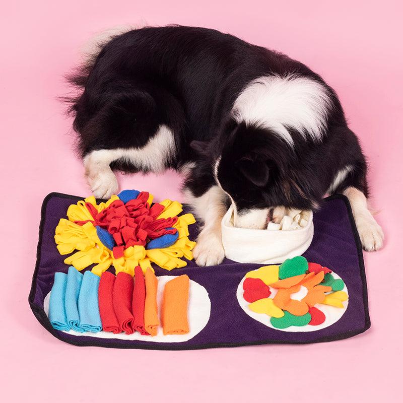 Tappetino interattivo per cani Italian Feast Snuffle Mat, incoraggia le abilità naturali di ricerca del cibo, resistente e lavabile in lavatrice, adatto per cani grandi, medi e piccoli