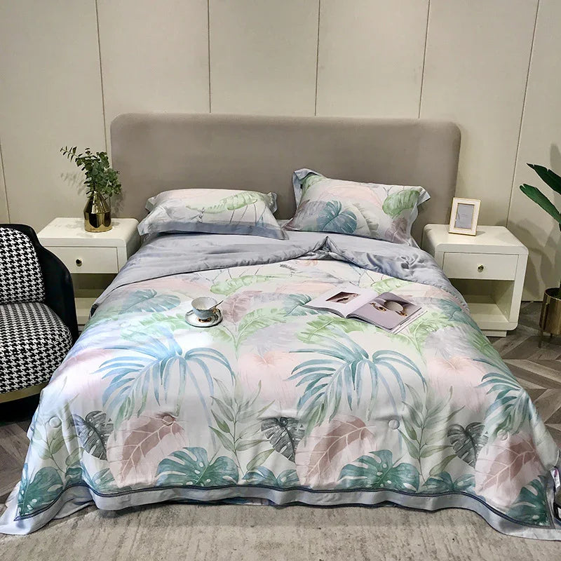 High-end Tencel Summer Cooling Duvet Four-piece Set EX-STOCK Canada