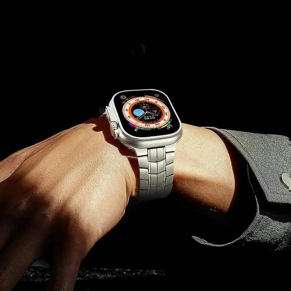 Replaceable Stainless Steel Chain Watch Strap Suitable For Apple IWatch - EX-STOCK Canada