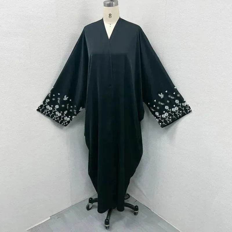 Luxury Dubai Abaya Dress Turkey Abaya Kimono Middle East Dubai Women's Embroidered Loose Cardigan Gown - EX-STOCK Canada