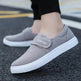 Canvas Flat Shoes Men Velcro Fashion Casual Unisex Sneakers - EX-STOCK Canada