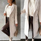 Classy Fashion Long Winter Coat Office Workwear for ladies Long Blazer overcoat - EX-STOCK Canada