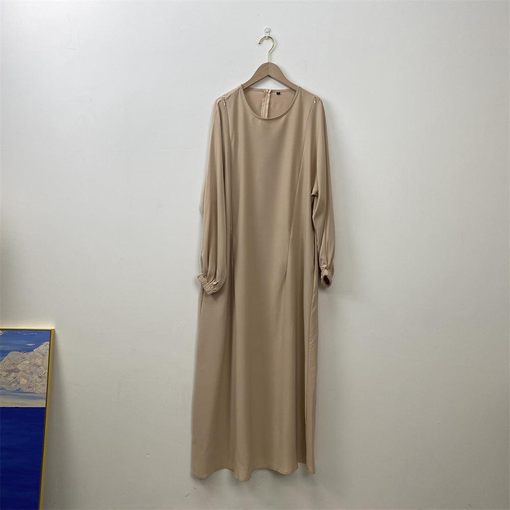 Abbigliamento da infermiera alla moda Muslim Vestito a maniche lunghe a taglio slim - EX-STOCK Canada
