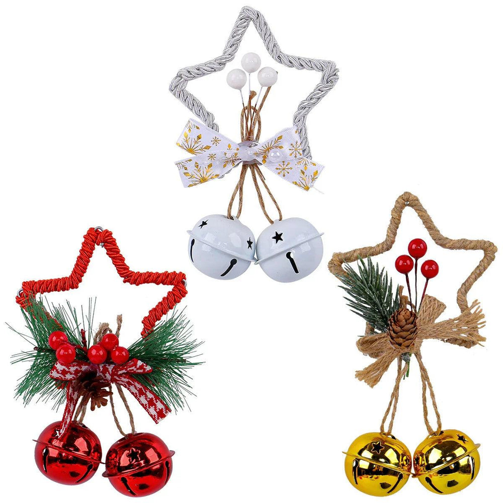 Ciondolo Accessori Campanella Stella di Natale a Cinque PunteEX-STOCK Canada