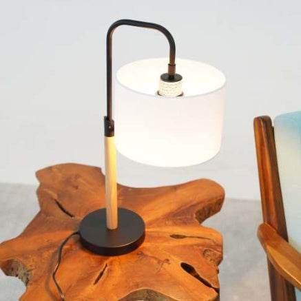 New Design Small Modern Stylish Desk Lamp In Stock In The United States,Easy To Install For Bedside Table Lamp, Night Light, Study Lamp, Arcus Paniz Simple Table Lamp With Cylinder Shade 110V - EX-STOCK Canada
