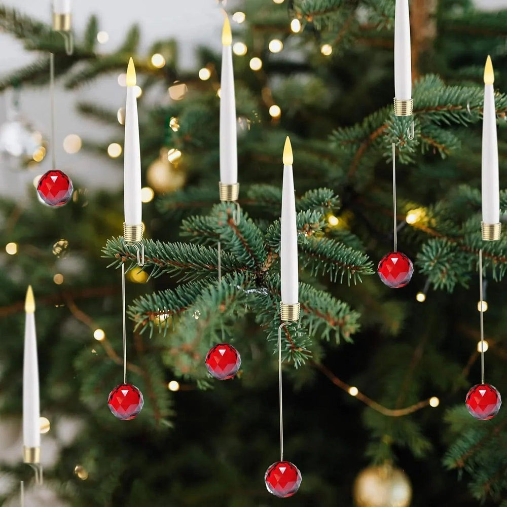 Candela di Natale LED Interna Decorazioni Natalizie per Albero di Natale Atmosfera Festiva Pendente di NataleEX-STOCK Canada