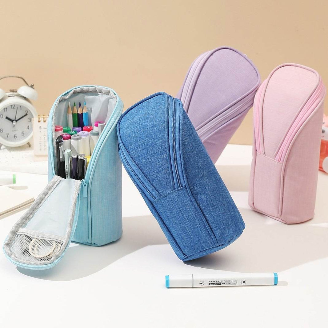 School Stationery Case Organizer Bag Pen Cute Pencil Pouch - EX-STOCK Canada