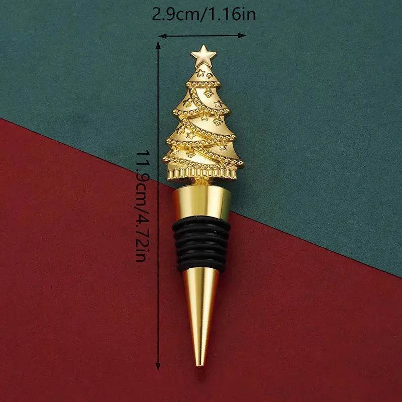 Creative Christmas Tree Wine Stopper Sealed Wine Bottle Stopper - EX-STOCK Canada