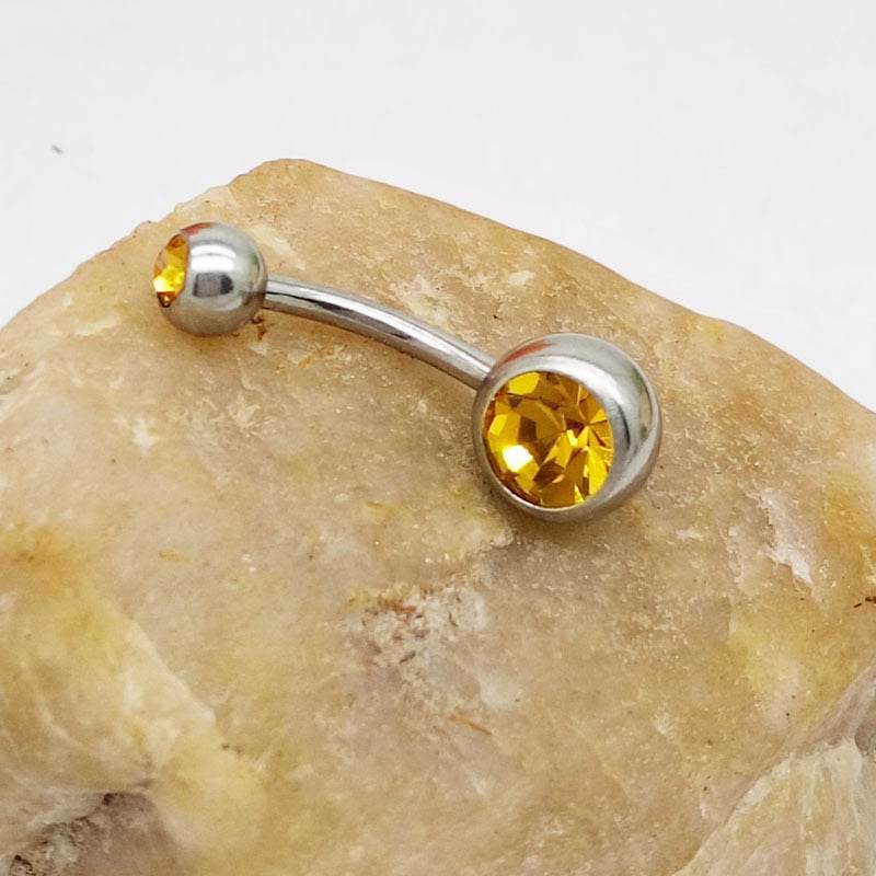 Puncture Hypoallergenic Titanium Steel Navel Buckle Belly Nail - EX-STOCK Canada