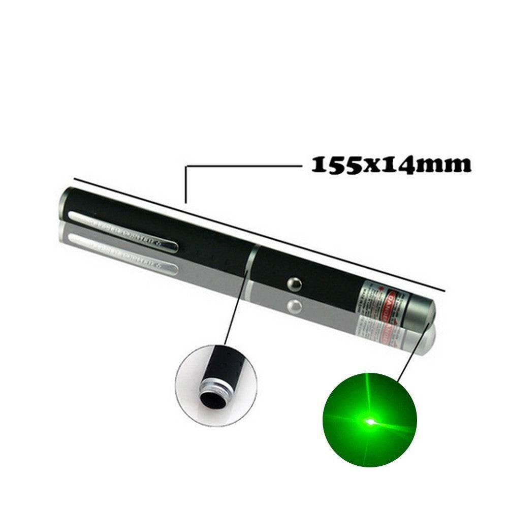 Pet Toy Green Laser Pointer Pen Light Single Beam High Power Lazer Flashlight 900Miles 1mW 532nm Torch - EX-STOCK Canada