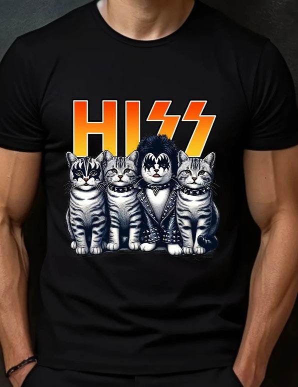 Men's Printed Short Sleeved Round Neck T-shirt - EX-STOCK Canada