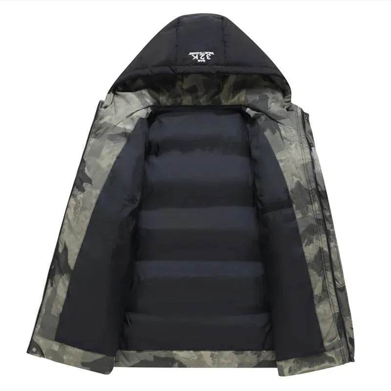 Cotton-padded Coat Men's Coat Autumn And Winter Trends Clothes Men's Thickened - EX-STOCK Canada