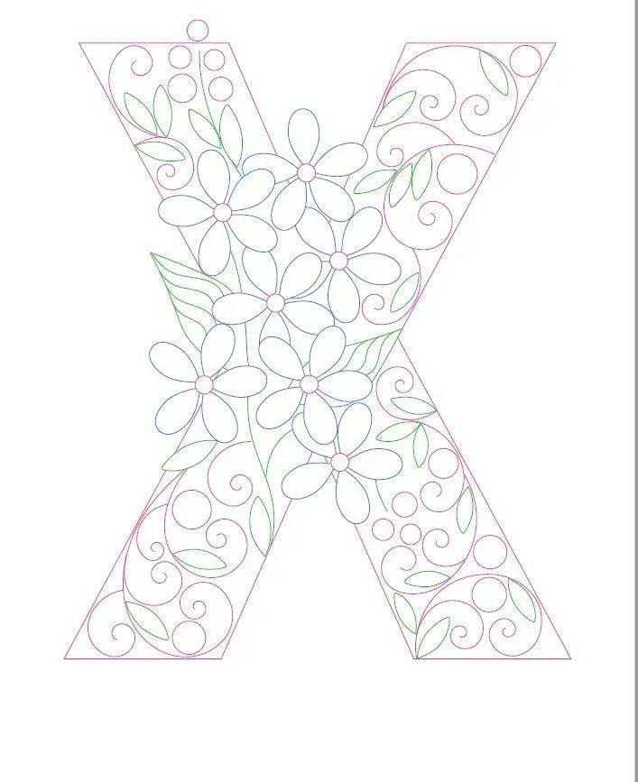 Paper Filigree Painting Kit - Letters - EX-STOCK Canada