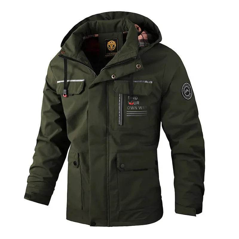 Men's Assault Jacket Spring And Autumn Thin Single Layer Waterproof Windbreaker Outdoor Sports Cargo Coat - EX-STOCK Canada