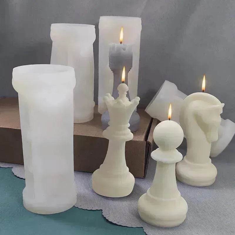 Chess Scented Candle Silicone Mold DIY - EX-STOCK Canada