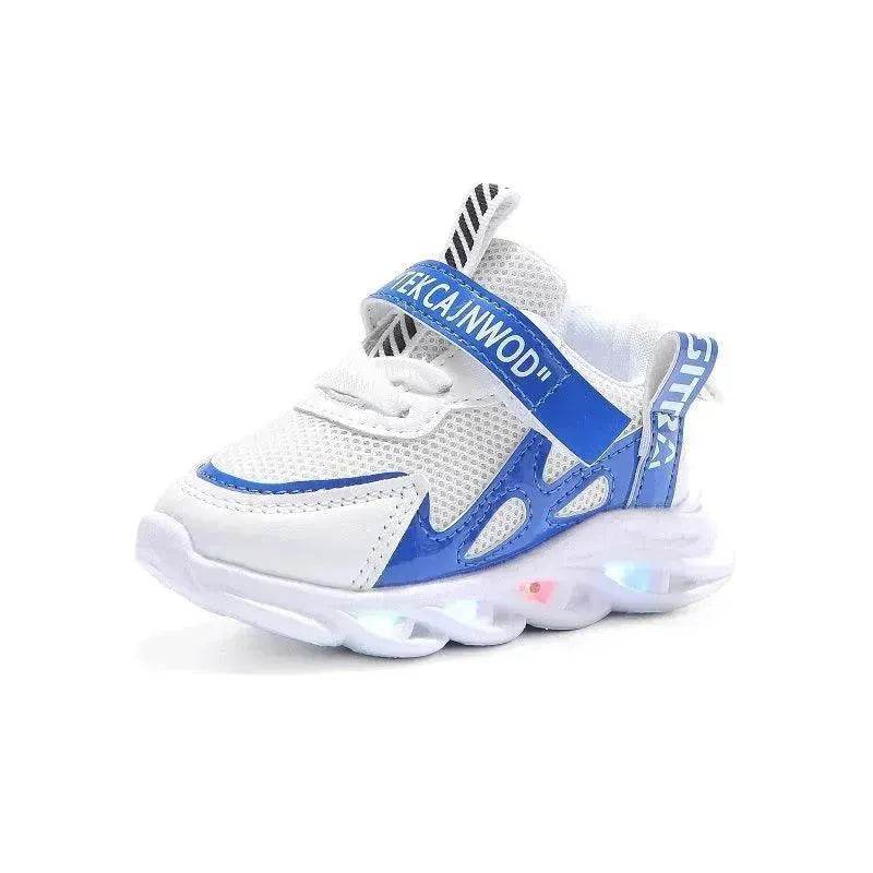 Children's Alphabet Webbing Mesh Breathable Kids Luminous Shoes Casual Sports Shoes - EX-STOCK Canada
