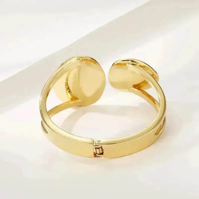 Classy Fashionable Asymmetric Alloy Spring Bracelet for Women Bracelet for Wedding Cocktail Party - EX-STOCK Canada