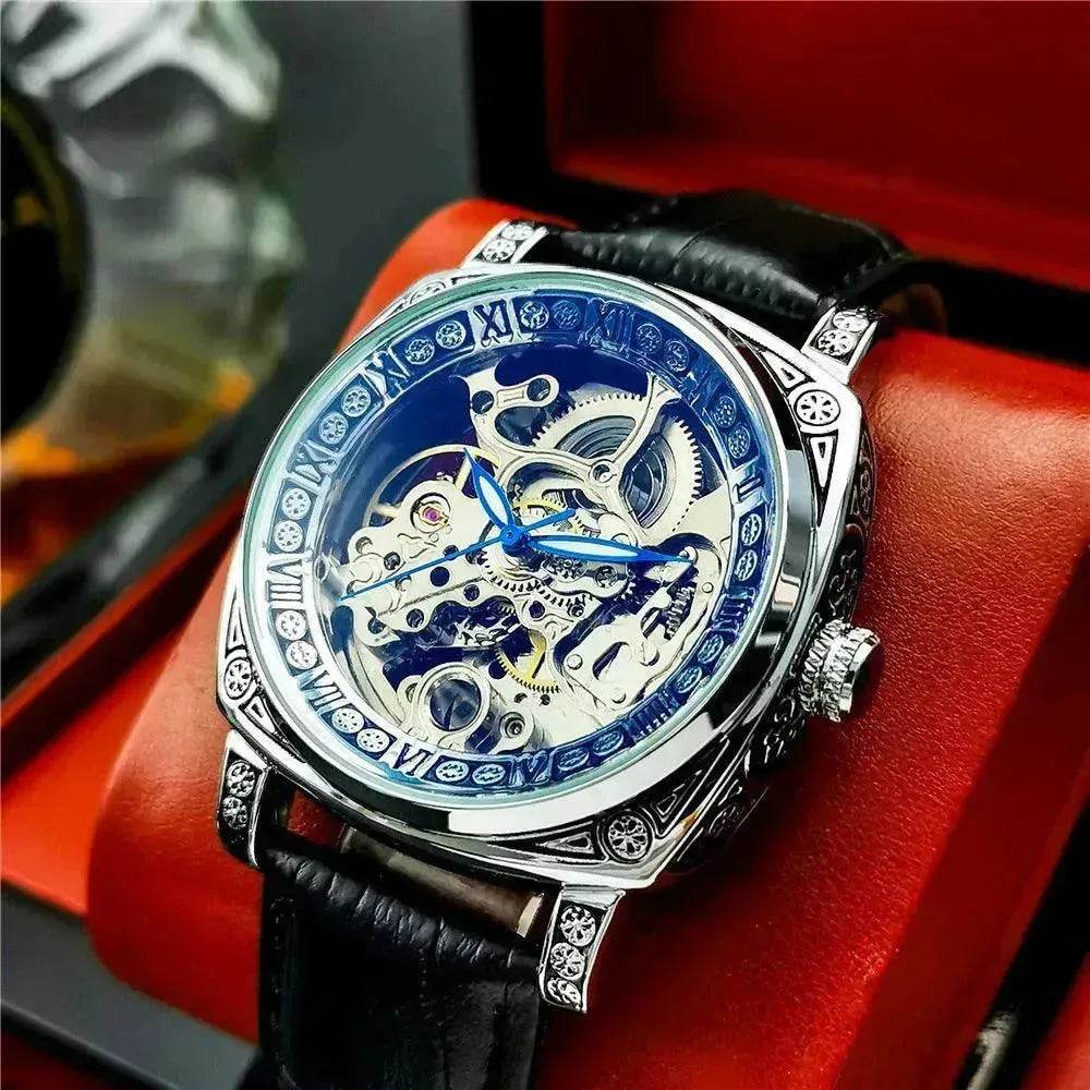 Classy Men's Double-sided Tourbillon Mechanical Watch Luminous - EX-STOCK Canada