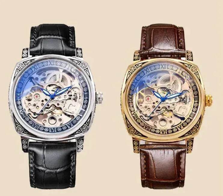 Classy Men's Double-sided Tourbillon Mechanical Watch Luminous - EX-STOCK Canada