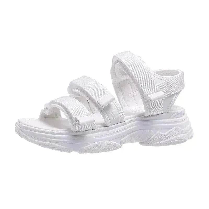 Classy Trendy Women's Fashion Velcro Platform Casual Chunky Sandals - EX-STOCK Canada