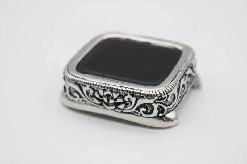 Classy Vintage Carved Watch Protective Case Compatible with Apple Smart Watch - EX-STOCK Canada