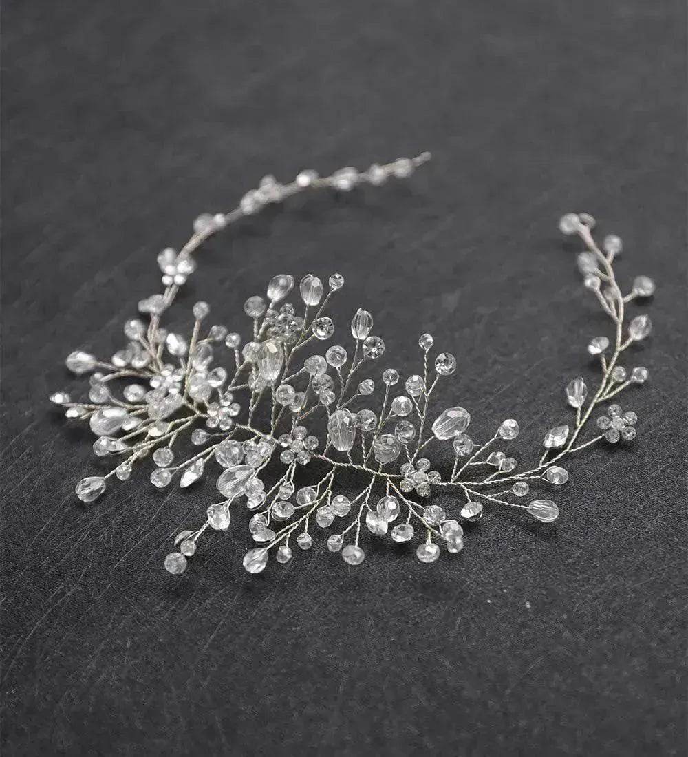 Classy Women Crystal Bridal Hair Piece Wedding Hair Accessories Bridal Hair Vine Bridal Hair Clip Wedding Headpiece Wedding Hair Piece Bridal Hair Pieces - EX-STOCK Canada