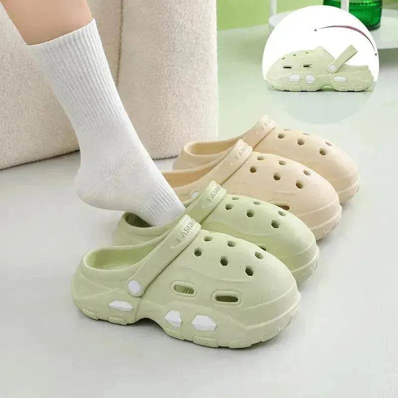 Clogs Shoes Summer Thick Bottom Sandals Outdoor Garden Shoes - EX-STOCK Canada