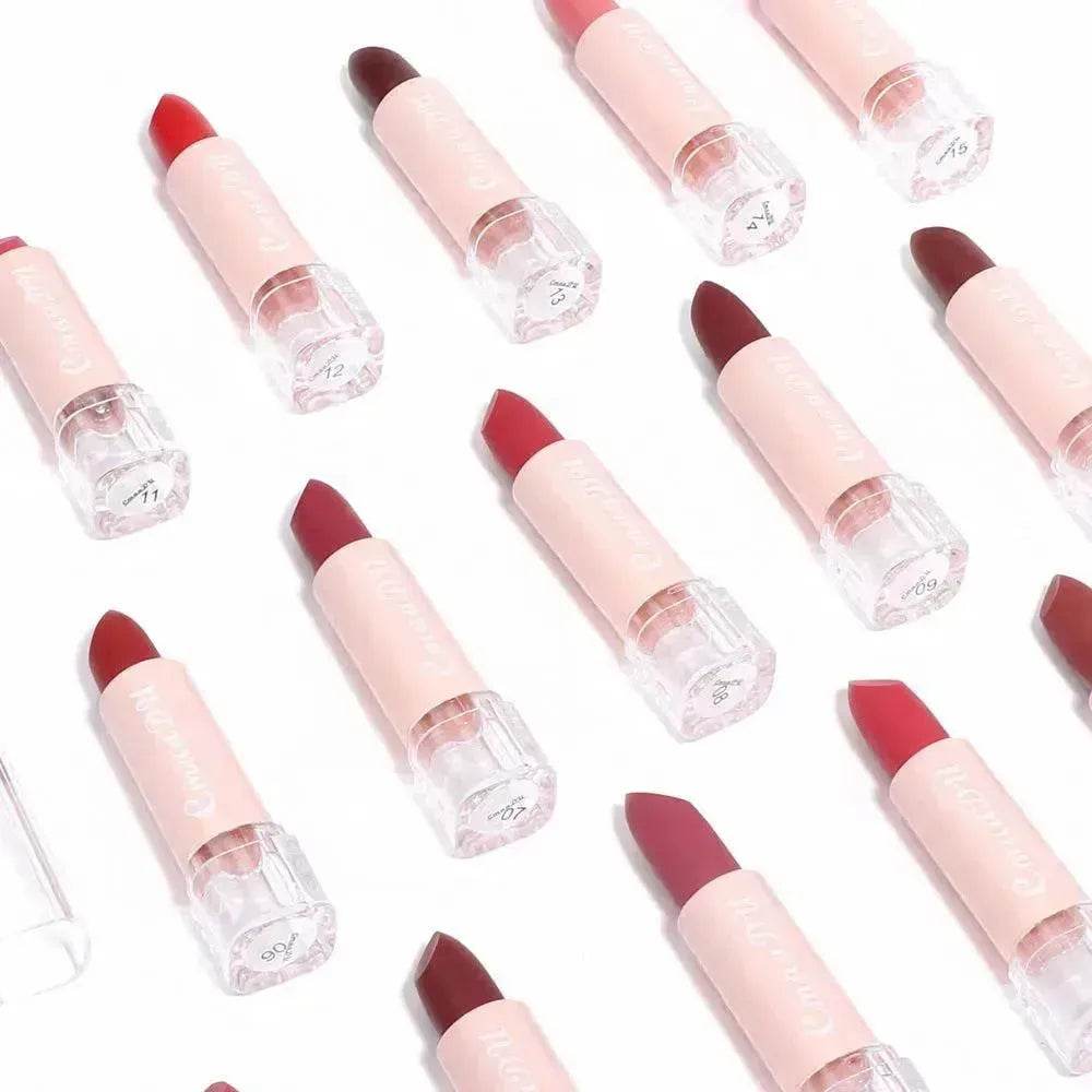 CmaaDu15 Color Matte Moisturizing Lipstick Waterproof Matte Lip Gloss - EX-STOCK Canada