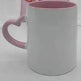 Coated Mug Heart Shaped Handle Inner Color Cup Ceramic Cup Customized - EX-STOCK Canada