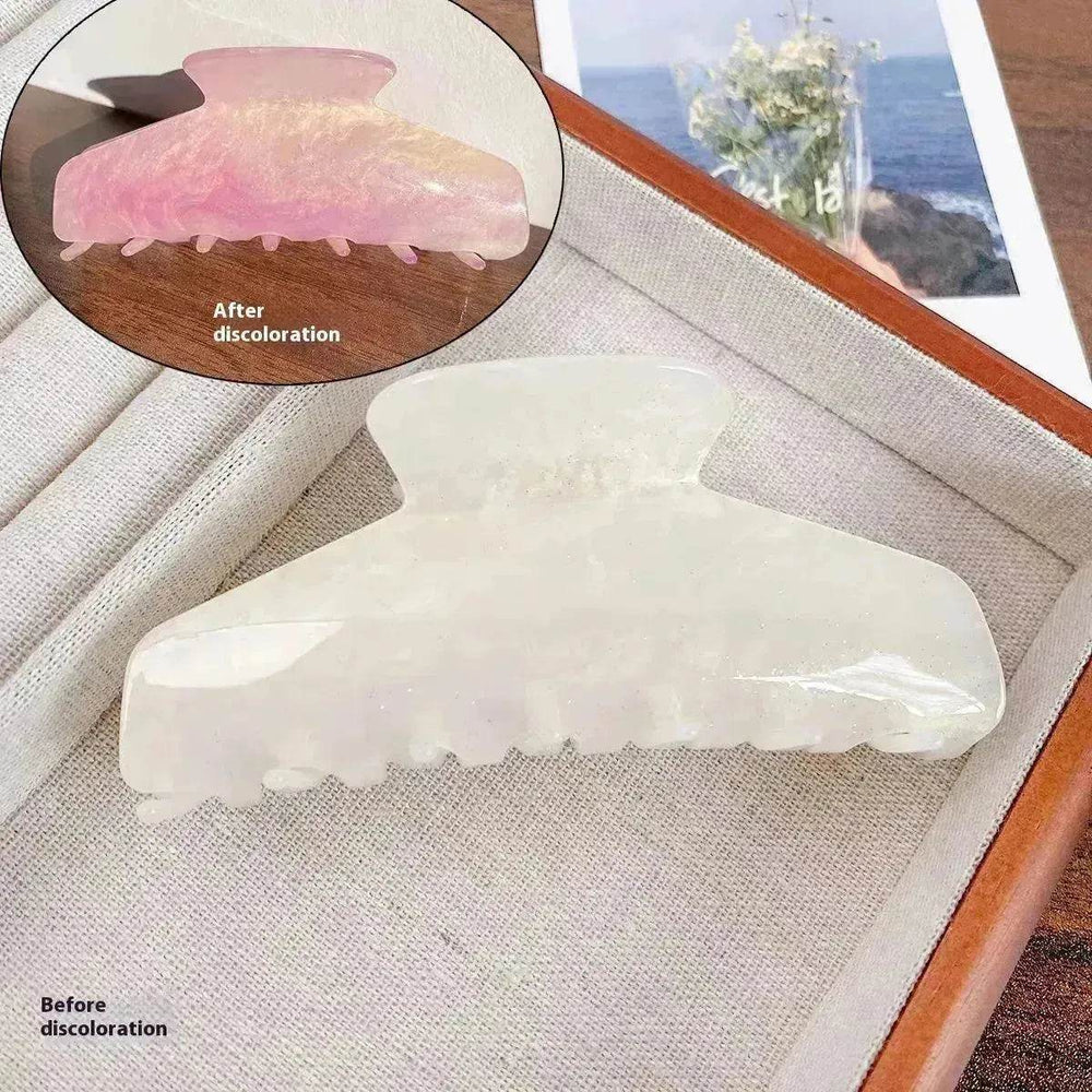 Color Changing In The Sun Exquisite High-grade Acetate Shark Clip Updo Hair Claw Hair Extension Clip For Women - EX-STOCK Canada