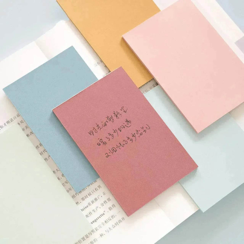 Color Post-it Notes Creative Note Paper Self-adhesive Stickers Strip Marker Net Red Large - EX-STOCK Canada