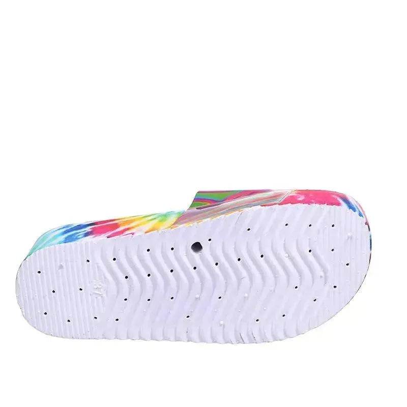 Color Printing Plus Size Slippers Women Platform Sandals And Slippers Beach Shoes Women - EX-STOCK Canada