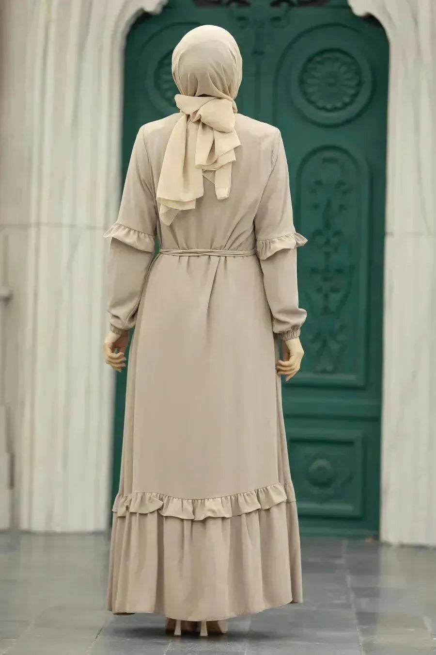 Conservative Hijab Abaya Dress for Arab Dubai Turkey Middle Eastern Women - EX-STOCK Canada