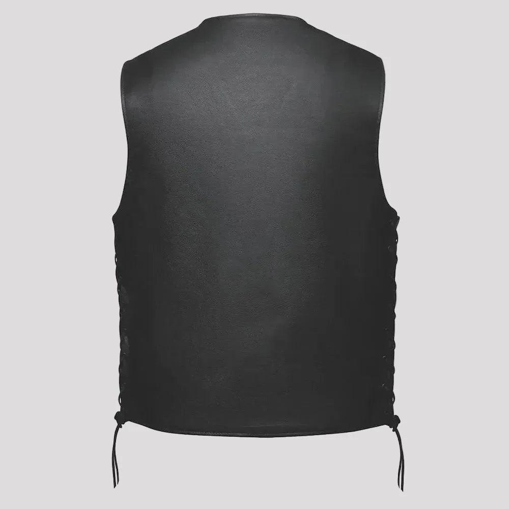 Unik International Men's Laced Side Motorcycle Vest