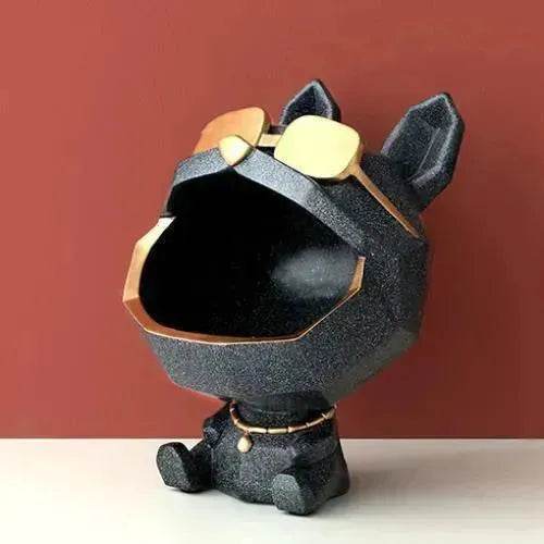 Cool Dog Figurine Big Mouth Dog Storage Box Home Decoration - EX-STOCK Canada