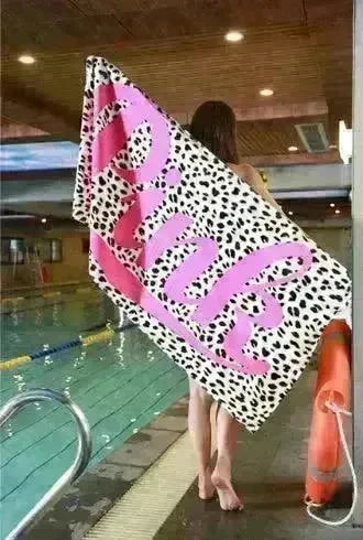 Cotton adult male summer thin towel swimming beach towel - EX-STOCK CANADA