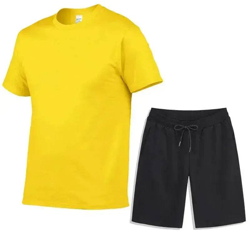 Cotton Short-sleeved Suit T-shirt Casual Sports - EX-STOCK Canada