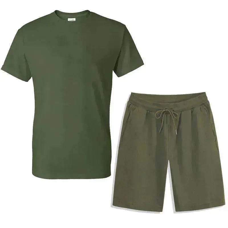 Cotton Short-sleeved Suit T-shirt Casual Sports - EX-STOCK Canada