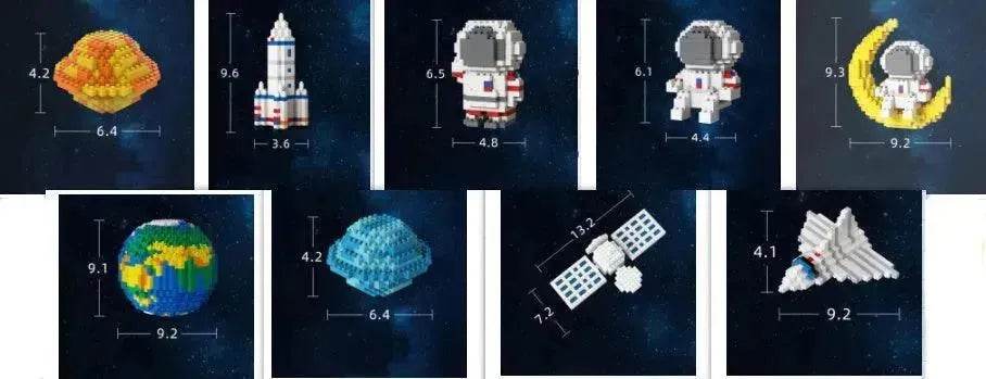 Creative Diy Mini Astronaut Building Blocks Children Toy Birthday Gifts - EX-STOCK Canada
