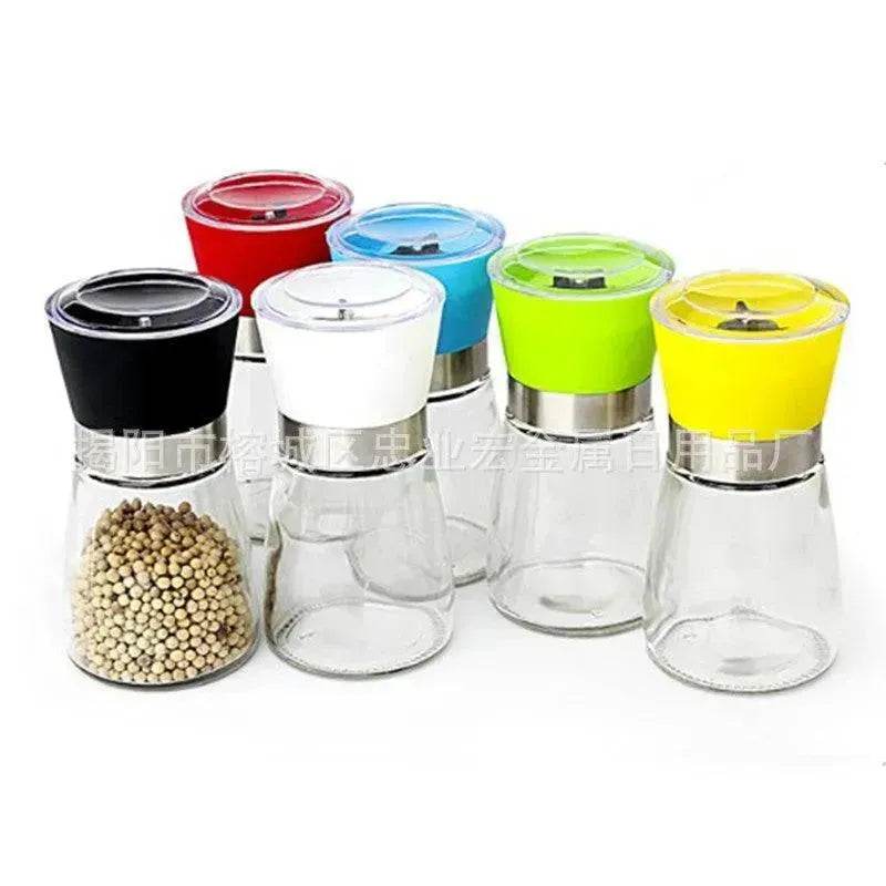 Creative kitchen appliances hand glass grinder with pepper mill - EX-STOCK Canada