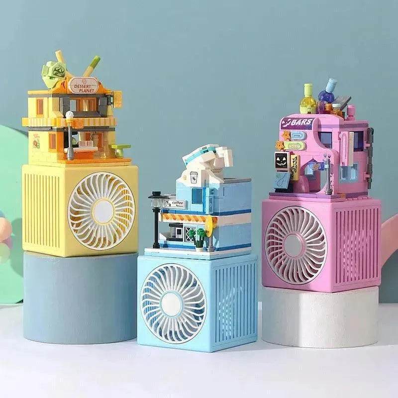 Creative Little Fan Street View Building Blocks Toy - EX-STOCK Canada