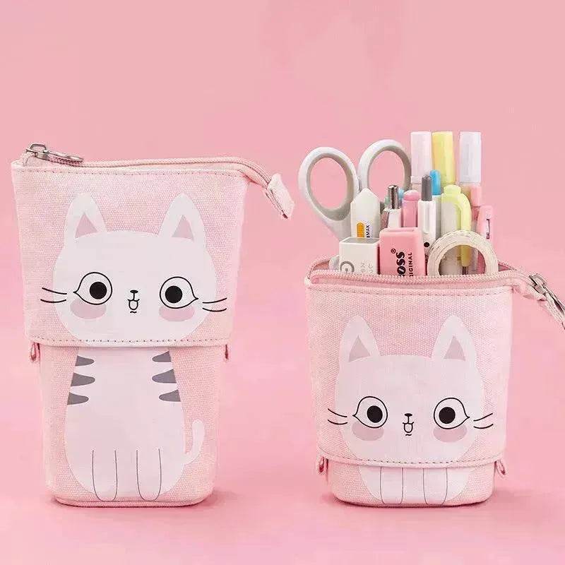 Creative student stationery canvas pencil bag - EX-STOCK Canada