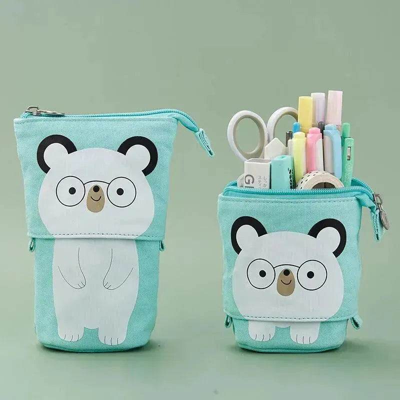 Creative student stationery canvas pencil bag - EX-STOCK Canada